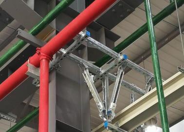 永城该抗震支架的整体式支吊架结构协调性好